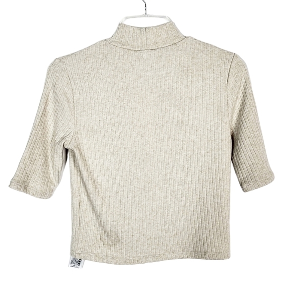 ZARA ribbed high neck top NWT - Picture 3 of 6